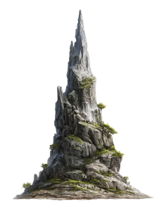 Fantasy Rock Spire Vinyl Car Decal Sticker – Waterproof & UV-Resistant 4.1066666666666665"