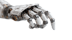 Futuristic Robotic Hand V18 Vinyl Car Decal Sticker – Waterproof & UV-Resistant 2.72"