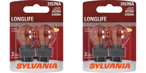 2x SYLVANIA Silverstar 3157 Long Life Backup Light Bulb | Natural Amber, Set Of 2 2x SYLVANIA Silverstar 3157 Long Life Backup Light Bulb | Natural Amber, Set Of 2