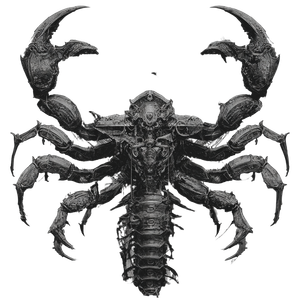 Scorpion Warhammer Symbol Vinyl Car Decal Sticker – Waterproof & UV-Resistant 6.826666666666667"