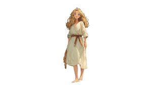 Forest Girl V2 Vinyl Car Decal Sticker – Waterproof & UV-Resistant 2.72"