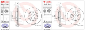 2x Upgrade to Performance with Brembo Brake Rotor | Ford Edge & Lincoln MKX | Vented Design for Better Cooling 2x Upgrade to Performance with Brembo Brake Rotor | Ford Edge & Lincoln MKX | Vented Design for Better Cooling