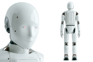 Humanoid Robot Prototype Vinyl Car Decal Sticker – Waterproof & UV-Resistant 5.97333333333333