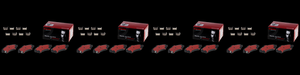 4x Brembo Ceramic Brake Pads | Low Dust, Premium Stainless-Steel Hardware | Set Of 4 4x Brembo Ceramic Brake Pads | Low Dust, Premium Stainless-Steel Hardware | Set Of 4