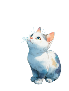 Cute Cat Dream Vinyl Car Decal Sticker – Waterproof & UV-Resistant 4.1066666666666665"