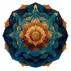 Circular Layered Mandala Vinyl Car Decal Sticker – Waterproof & UV-Resistant 6.826666666666667"