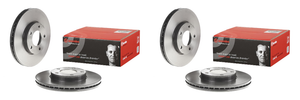 2x Eye-Catching Brembo Brake Rotor | Mazda 3 2004-2013, 278mm Diameter, Vented Design