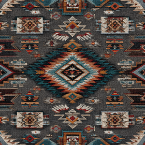 Native Geometric Carpet Vinyl Car Decal Sticker – Waterproof & UV-Resistant 3.4133333333333336"