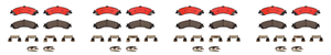 4x Brembo Brake Pad Set Of 4 | Fits Various GMC & Chevy Models 2000-2005 | Ceramic, Low Dust, Premium Material