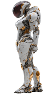 Futuristic Humanoid Robot V81 Vinyl Car Decal Sticker – Waterproof & UV-Resistant 4.8533333333333335"