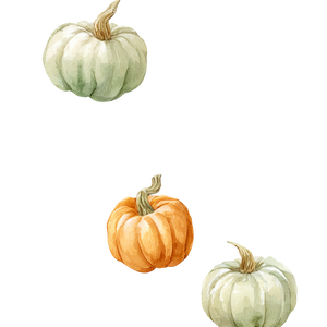 Watercolor Autumn Pumpkins Vinyl Car Decal Sticker – Waterproof & UV-Resistant 3.4133333333333336"