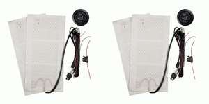 2x Ultimate Comfort Seat Heater | Metra Electronics | Permanent Install | Carbon Fiber Heat Element | 3-Position Switch