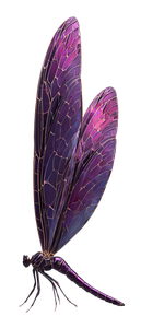 Crystal Dragonfly Wing Vinyl Car Decal Sticker – Waterproof & UV-Resistant 5.6"