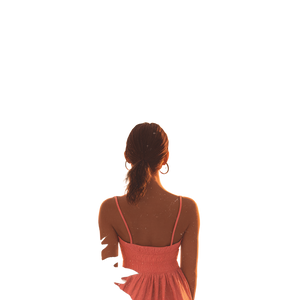 Sunset Beach Woman V2 Vinyl Car Decal Sticker – Waterproof & UV-Resistant 3.4133333333333336"