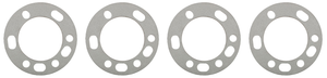 4x High-Quality Silver Wheel Spacer | 5x135/ 5x139.7/ 6x135/ 6x139.7 Bolt Pattern | 6mm Thick | Single 4x High-Quality Silver Wheel Spacer | 5x135/ 5x139.7/ 6x135/ 6x139.7 Bolt Pattern | 6mm Thick | Single