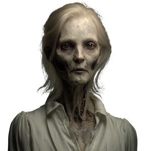 Undead Woman Portrait Vinyl Car Decal Sticker – Waterproof & UV-Resistant 3.4133333333333336"