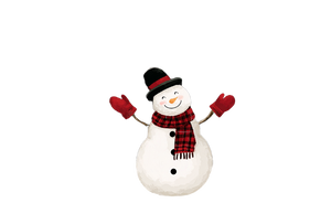 Smiling Snowman Christmas Vinyl Car Decal Sticker – Waterproof & UV-Resistant 5.76"