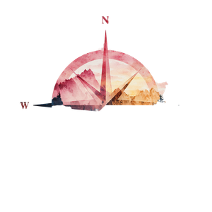 Watercolor Compass Design Vinyl Car Decal Sticker – Waterproof & UV-Resistant 6.826666666666667"
