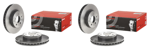 2x Upgrade Your Mercedes-Benz Brakes with Brembo Vented Brake Rotor | High Carbon Cast Iron Construction