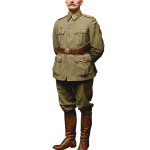 German Soldier Figure Vinyl Car Decal Sticker – Waterproof & UV-Resistant 3.4133333333333336"