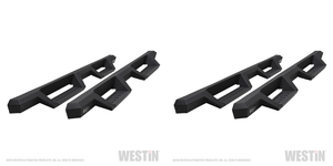 2x Upgrade Your Toyota Tacoma 2005-2022 with Westin Automotive HDX Nerf Bar | Black Powder Coated Steel | Easy Bolt-On Installation | Rocker Panel Mount