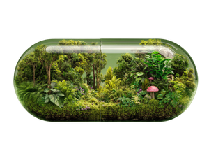 Rainforest Capsule Supplement Vinyl Car Decal Sticker – Waterproof & UV-Resistant 6.1866666666666665"