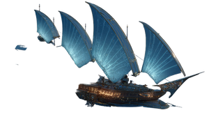 Fantasy Galleon Ship Vinyl Car Decal Sticker – Waterproof & UV-Resistant 5.4
