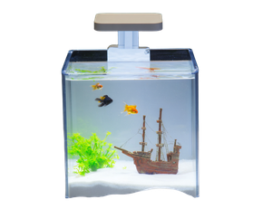 Miniature Fish Tank Vinyl Car Decal Sticker – Waterproof & UV-Resistant 3.2"