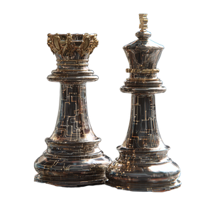 Chess Queens Ruling Vinyl Car Decal Sticker – Waterproof & UV-Resistant 3.4133333333333336"