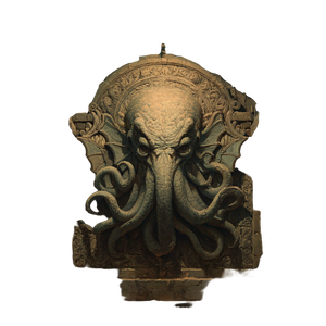 Ancient Moving Cthulhu Vinyl Car Decal Sticker – Waterproof & UV-Resistant 3.4133333333333336"