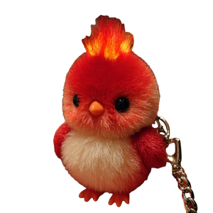 Fiery Labubu Keyring Vinyl Car Decal Sticker – Waterproof & UV-Resistant 6.826666666666667"