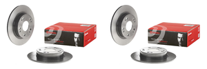 2x Enhance Brake Performance with Brembo Brake Rotor, 2006-2015 Civic ILX | 1pc Solid Design