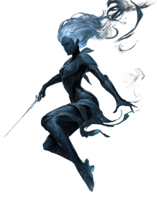Alien Warrior Woman V4 Vinyl Car Decal Sticker – Waterproof & UV-Resistant 8.213333333333333"