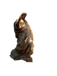 Divine Jesus Statue Vinyl Car Decal Sticker – Waterproof & UV-Resistant 8.213333333333333"