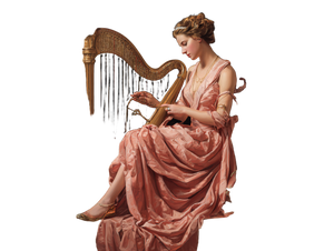 Lyric Muse Erato Vinyl Car Decal Sticker – Waterproof & UV-Resistant 6.1866666666666665"
