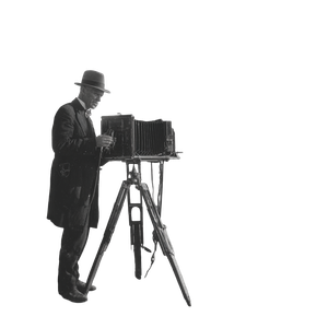 Man Filming Pyramids Vinyl Car Decal Sticker – Waterproof & UV-Resistant 6.826666666666667"