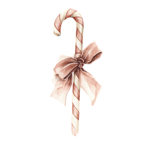 Striped Candy Cane V2 Vinyl Car Decal Sticker – Waterproof & UV-Resistant 6.826666666666667"