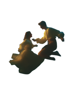 Couple In Motion Vinyl Car Decal Sticker – Waterproof & UV-Resistant 8.0"