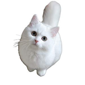 White Munchkin Cat V2 Vinyl Car Decal Sticker – Waterproof & UV-Resistant 3.4133333333333336"
