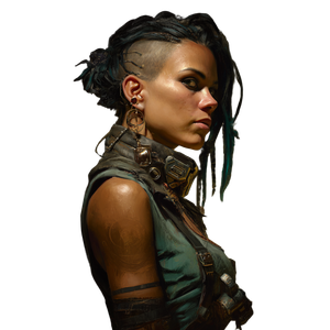 Shadowrun Female Portrait Vinyl Car Decal Sticker – Waterproof & UV-Resistant 3.4133333333333336"