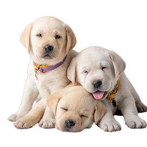 Labrador Puppy Family V2 Vinyl Car Decal Sticker – Waterproof & UV-Resistant 3.4133333333333336"