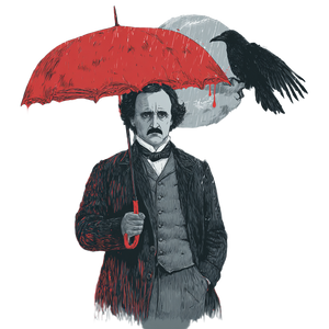 Edgar Allan Poe V6 Vinyl Car Decal Sticker – Waterproof & UV-Resistant 6.826666666666667"