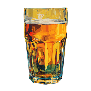 Empty Beer Glass Vinyl Car Decal Sticker – Waterproof & UV-Resistant 3.4133333333333336"