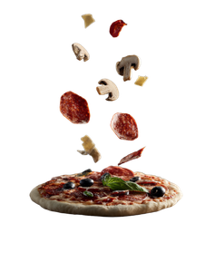 Suspended Pizza Ingredients Vinyl Car Decal Sticker – Waterproof & UV-Resistant 8.213333333333333"