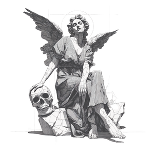 Dark Angel Tattoo V5 Vinyl Car Decal Sticker – Waterproof & UV-Resistant 6.826666666666667"