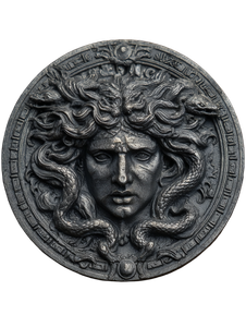 Medusa Coin V2 Vinyl Car Decal Sticker – Waterproof & UV-Resistant 8.213333333333333"