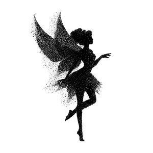 Gothic Fairy Silhouette V2 Vinyl Car Decal Sticker – Waterproof & UV-Resistant 3.4133333333333336"