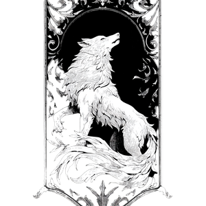 Heraldic Wolf Silhouette Vinyl Car Decal Sticker – Waterproof & UV-Resistant 3.4133333333333336"