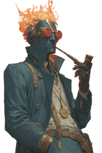 Ifrit Detective Vinyl Car Decal Sticker – Waterproof & UV-Resistant 4.4
