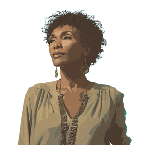 Jamaican Businesswoman Portrait Vinyl Car Decal Sticker – Waterproof & UV-Resistant 3.4133333333333336"